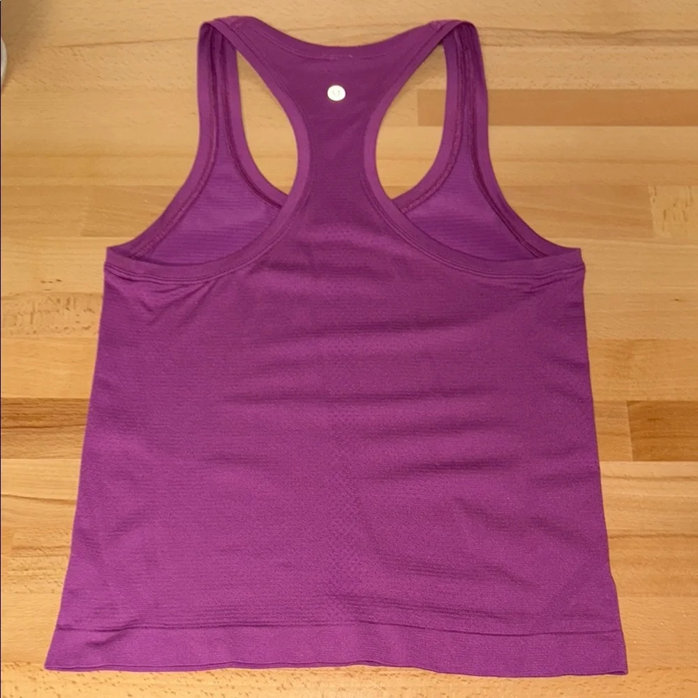 Purple Racerback Tank Top - Picture 2 of 3
